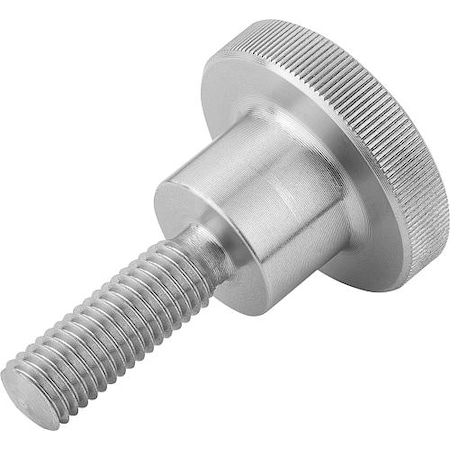 Knurled Thumb Screws In Steel Or Stainless Steel, DIN 464, Inch